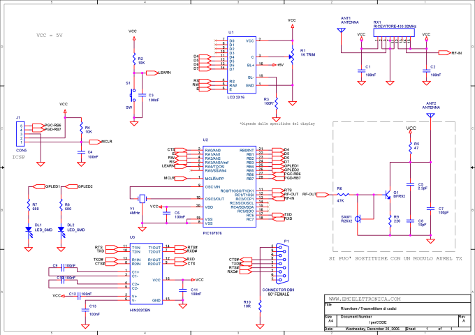 IperCODE - HowTo Build a Remote Control Using Rolling Code