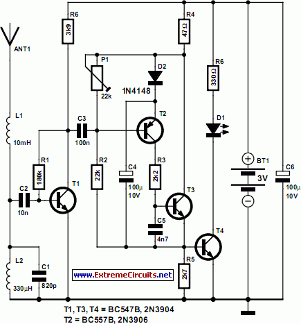 Thunderstorm Predictor circuit