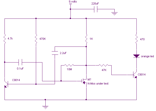 MOSFET Tester circuit