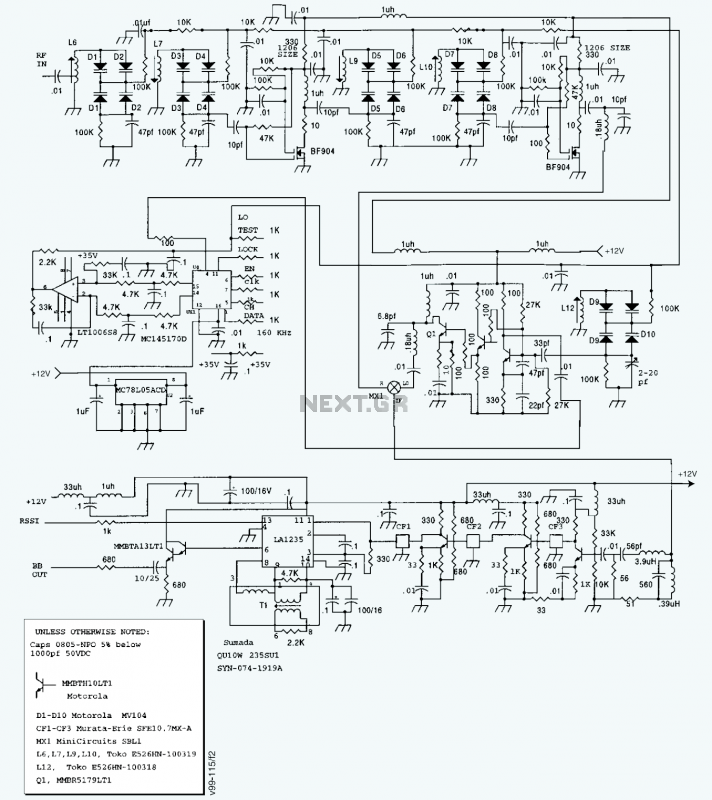 A high-performance FM receiver for audio and digital applicatons circuit