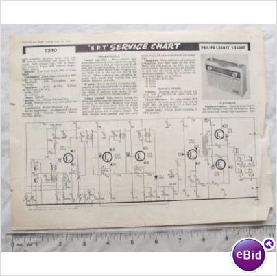 1962 circuit diagram tech data philips l3go3t radio circuit