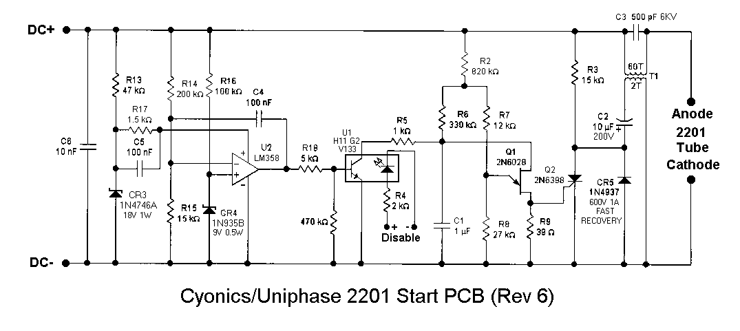 Complete Ar/Kr Ion Laser Power Supply Schematics – Circuit Schematic