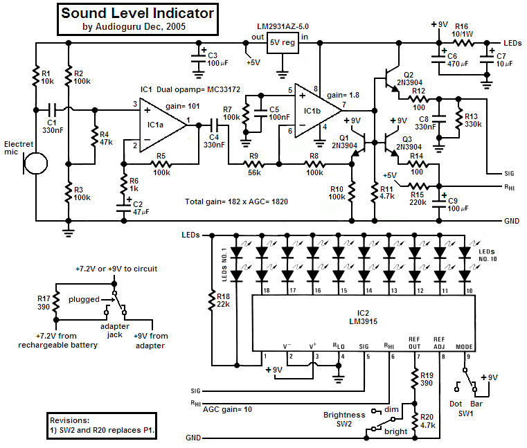 Audio and amplifier circuits circuit