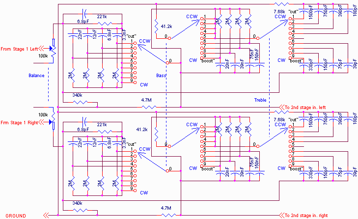 6088 Based Battery Powered Full Feature Preamp Part 3 – Circuit Schematic
