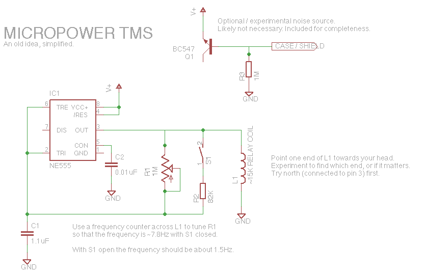 Tune Your Brainwaves Instantly with an Ultra-Simple 555 Circuit – Circuit Schematic