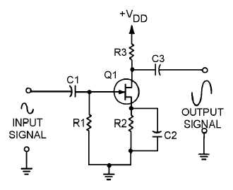 Transistor audio amplifier – Circuit Schematic