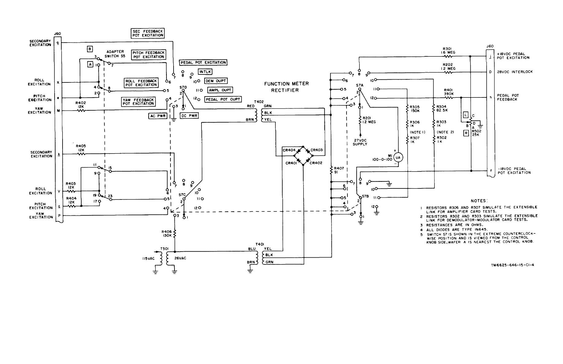 Function meter circuit simplified schematic – Circuit Schematic