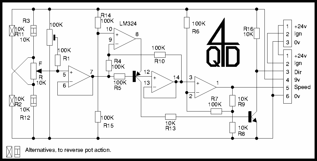 Joystick Interfaces – Circuit Schematic