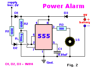 Alarm circuit – Circuit Schematic