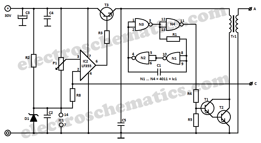 High Voltage Converter Circuit
