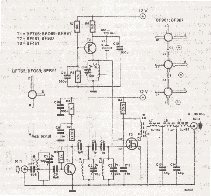 VHF to AM Converter Circuit