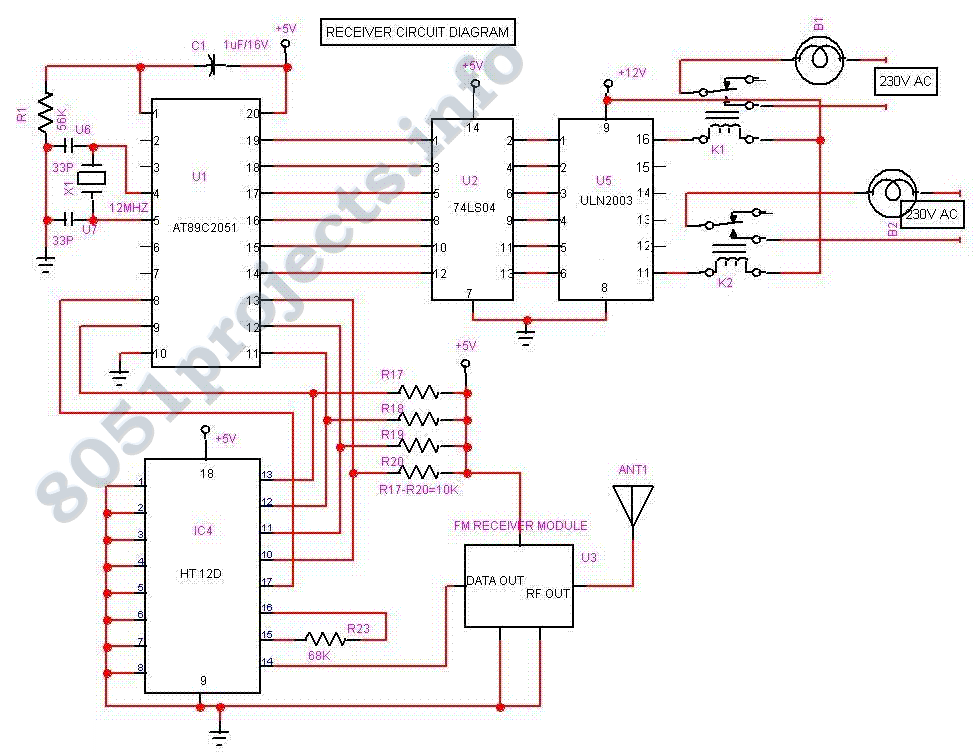 RF Remote control circuit