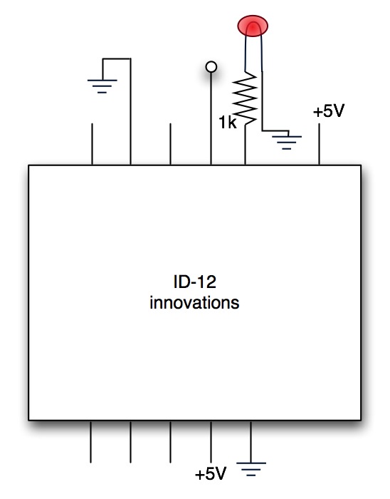 RFID id-12 tagreader circuit