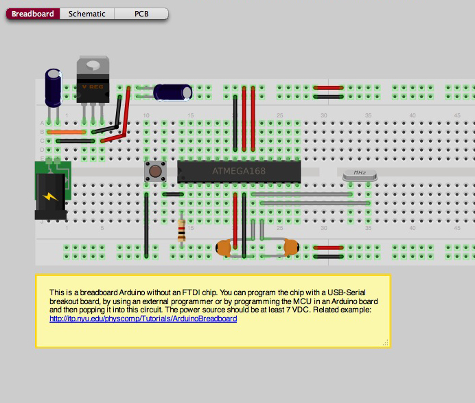 Barebones Arduino circuit