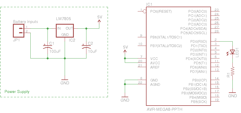 AVR Programming The Hardware circuit