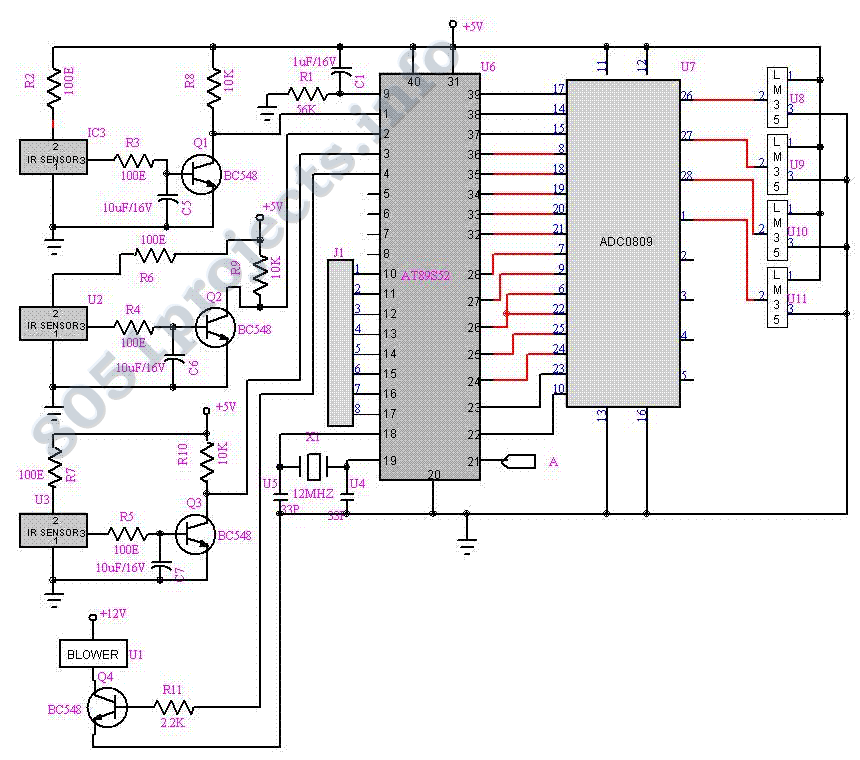 Fighting Robot circuit
