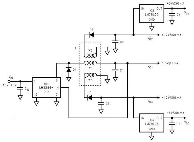 fake car alarm light – Circuit Schematic