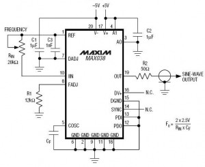 High Frequency Waveform GeneratorCircuit – Circuit Schematic