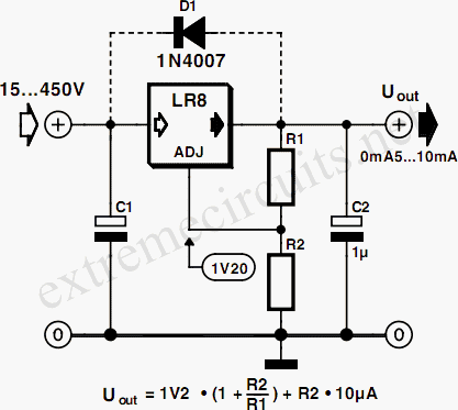 High Input Voltage Linear Regulator circuit