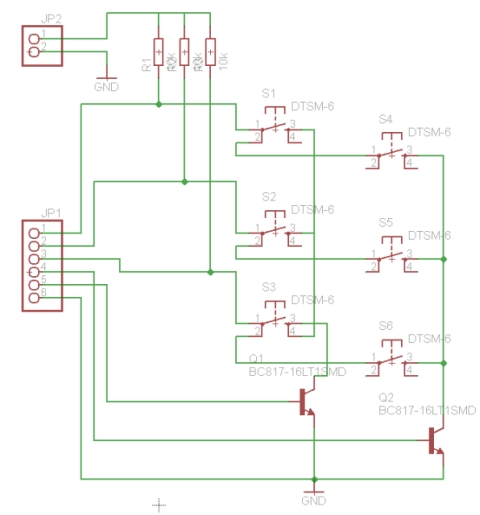 Bad Case of the DTs PCB – Circuit Schematic
