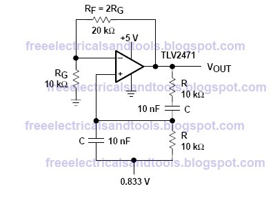 using tlv2471 for wein bridge oscillator – Circuit Schematic