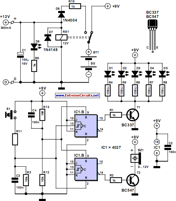 mains voltage monitor circuit