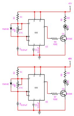 Automatic Room light Control With Bi Directional Visitor Counter circuit