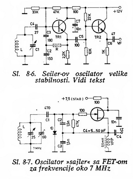 High-stability oscillators (non-crystal) – Circuit Schematic