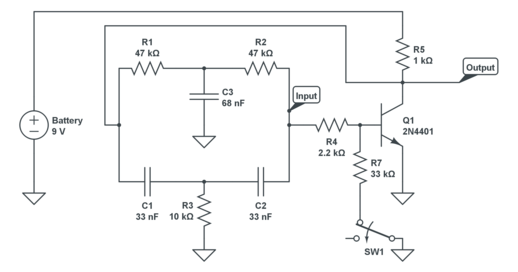 oscillator circuits operation – Circuit Schematic