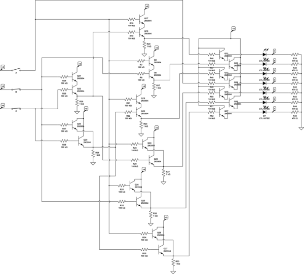 voltage How can I make LEDs light up equally circuit