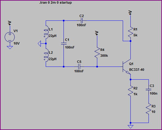 Can a Hartley Oscillator be built using Fixed Inductors – Circuit Schematic