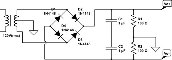 design Post-Transformer RMS Voltage for This Circuit – Circuit Schematic
