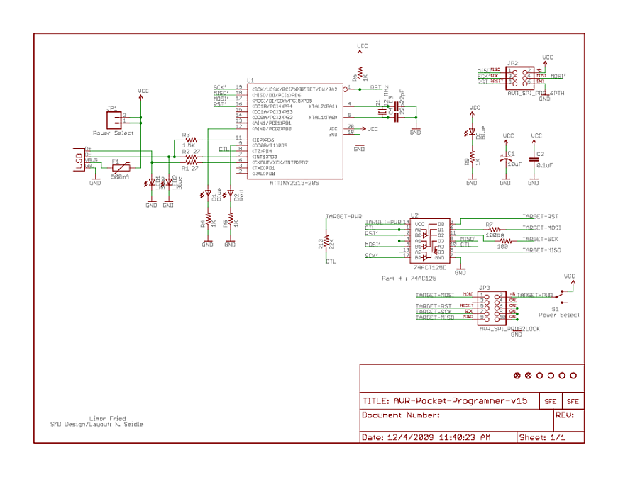 avr What is the point of Buffers like this in Programmers circuit