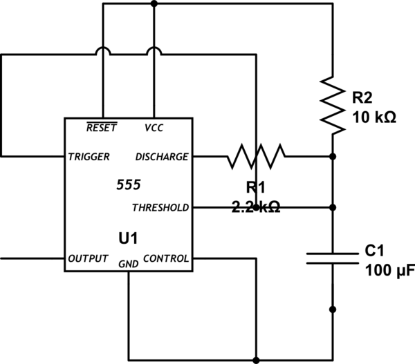 pcb design Need second set of eyes on 555 50 duty cycle soldered protoboard circuit