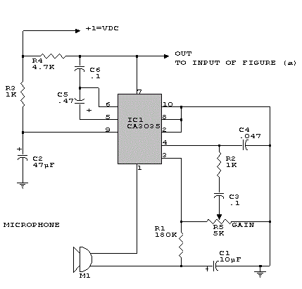 sound sensor schematics circuit