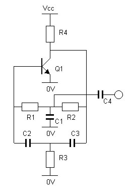 Twin-T Audio Oscillator circuit – Circuit Schematic