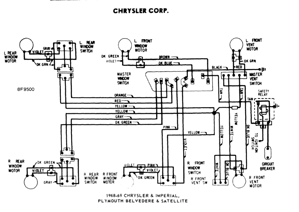 power window 3 prong safety relay circuit