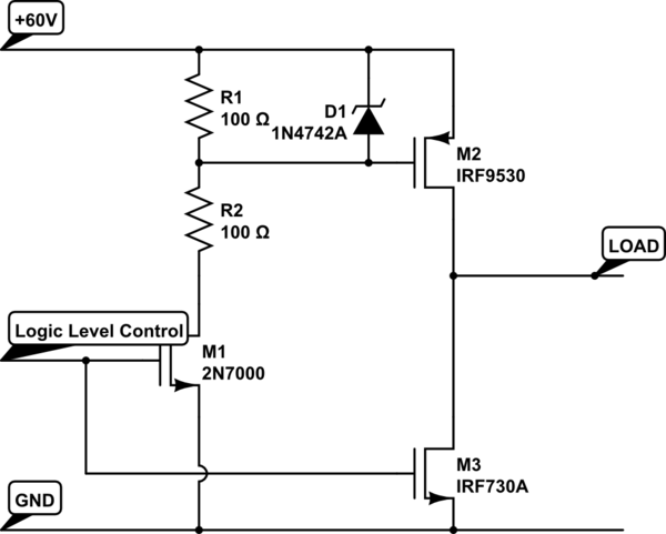 current simple h-bridge polarity reversal circuit