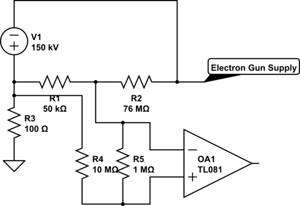 measurement Measuring large differential voltage circuit