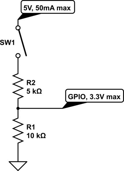 resistors Current flows from the source towards the sink circuit