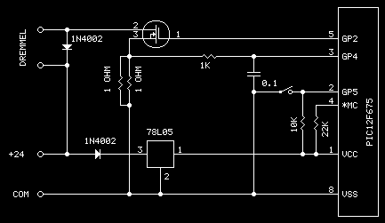 Dremel Speed Controller – Circuit Schematic
