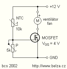 Variable Fan Controller – Circuit Schematic