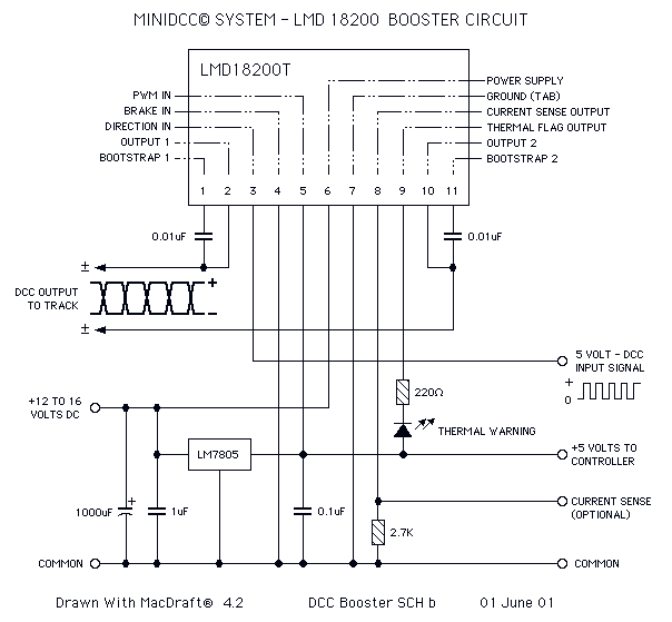 H Bridge Direct Current Motor Control Circuits – Circuit Schematic