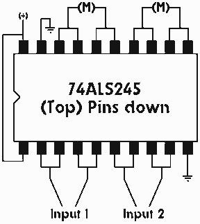 Single IC chip Motor Driver for robots – Circuit Schematic