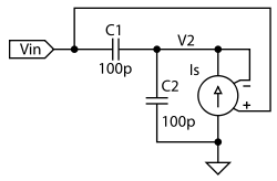 Colpitts oscillator circuit
