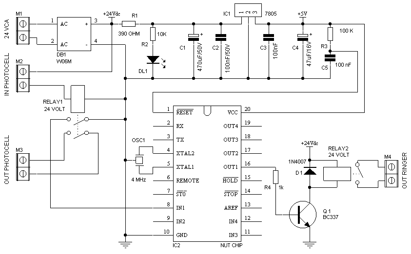 Announcer DoorBell circuit