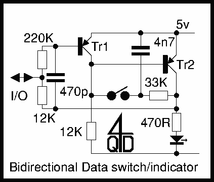 Data Switch with LED circuit
