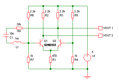 why doesnt this circuit oscillate circuit