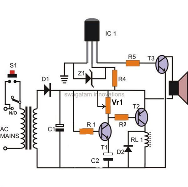 easy melodious door chime circuit explained – Circuit Schematic