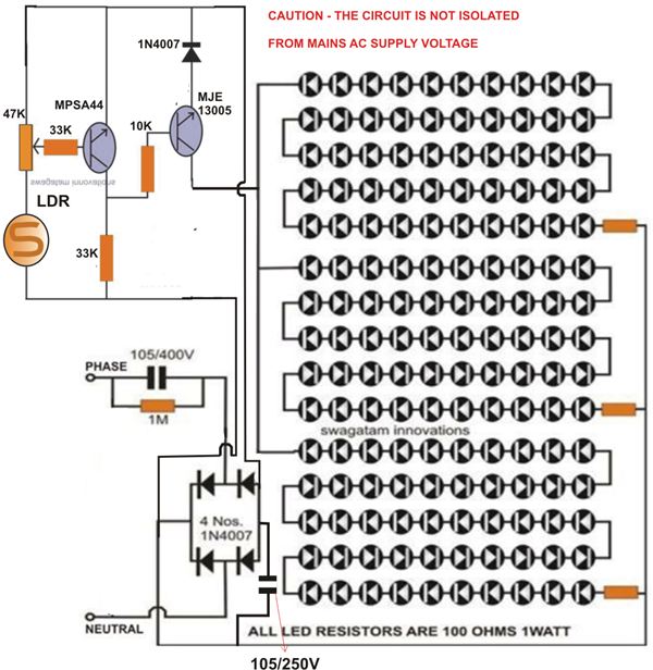 Electronics Projects Simple 12 Volt Day Night Switch circuit